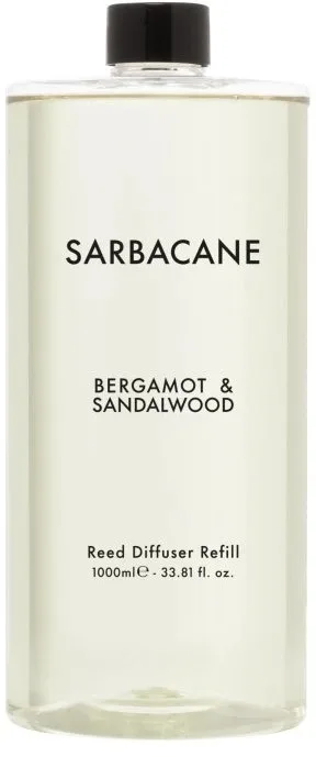 Сменный блок для аромадиффузора Sarbacane Bergamot & Sandalwood 1000 мл