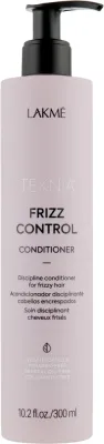 Дисциплинирующий несмываемый кондиционер для вьющихся волос Lakme Teknia Frizz Control, 1000 мл