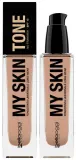Полуматовый тональный флюид Bellaoggi My Skin Tone Foundation увлажняющий, SPF 15, 30 мл, оттенок 20N - Vanilla Rose — фото 1