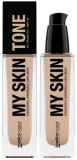 Полуматовый тональный флюид Bellaoggi My Skin Tone Foundation увлажняющий, SPF 15, 30 мл, оттенок 00N - Porcelain — фото 1