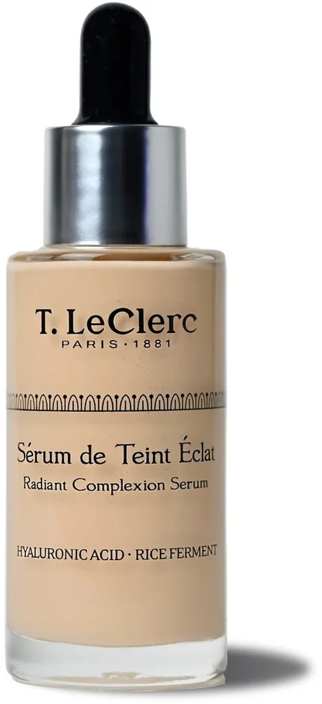 T. LeClerc PRZECENA! Tonujące serum do twarzy - Тональная основа-сыворотка T.LeClerc Radiant Complexion Serum сияющая с уходом, 30 г, оттенок 09 - Peche