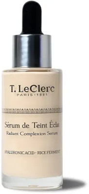 T. LeClerc PRZECENA! Tonujące serum do twarzy - Тональная основа-сыворотка T.LeClerc Radiant Complexion Serum сияющая с уходом, 30 г, оттенок 01 - Ivore