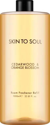 Спрей для дома Papoutsanis Skin to Soul Cedarwood and Orange Blossom сменный блок 1000 мл