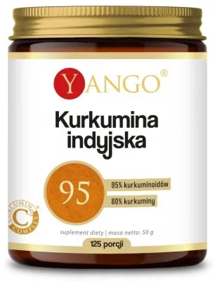Индийский куркумин 400 мг, БАД Yango Indian Curcumin, 50 г