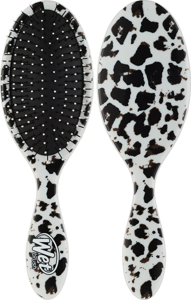 Щётка для волос Wet Brush Original Detangler Zebra BWR830SAFZE, распутывающая, для влажных и сухих волос, 1 шт