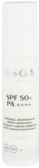 Крем для лица, шеи и декольте Asoa солнцезащитный SPF50+ PA++++ 50 мл