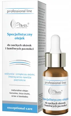 Специальное масло для сухой кутикулы и ломких ногтей Ava Laboratorium Professional Line, 10 мл