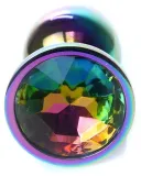 Пробка анальная MyLove Jewellery Multicolour Plug Clear, из нержавеющей стали, длина 7 см — фото 2