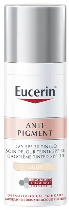 Тонирующий крем для лица Eucerin Anti-Pigment Tinted Day Care дневной, против пигментации, SPF30, 50 мл, оттенок Medium