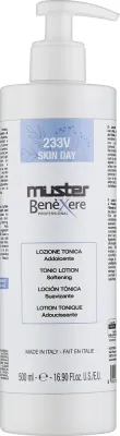 Muster Benexere Skin Day 233V Tonic увлажняющий успокаивающий тоник для лица с экстрактами ананаса и дуба 500 мл, для чувствительной кожи