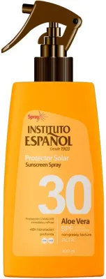 Instituto Espanol Sunscreen Spray Aloe Vera SPF30 солнцезащитный спрей для тела с алоэ вера, защита от солнца SPF30 300 мл