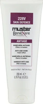 Muster Benexere Skin Defence 228V Antiage маска для лица антивозрастная 200 мл, маска для лица мгновенного действия с муцином улитки