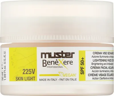 Осветляющий крем для лица Muster Benexere Skin Light 225V Lightening SPF 50+, 50 мл