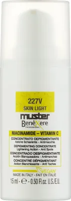 Сыворотка для лица Muster Benexere Skin Light 227V концентрированная, депигментирующая, осветляющая, от пигментных пятен, 15 мл