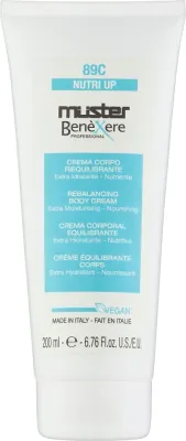 Muster Benexere Nutri Up 89C Rebalancing крем для тела восстанавливающий увлажняюще-питательный 200 мл с мочевиной и гиалуроновой кислотой