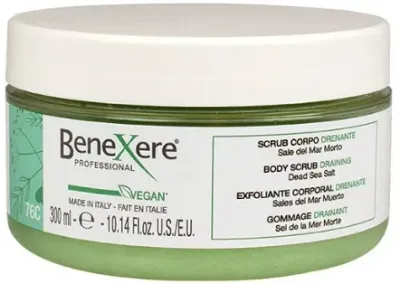 Скраб для тела Muster Benexere Peel Up 76C Draining Body Scrub двухфазный, с экстрактом имбиря, 300 мл