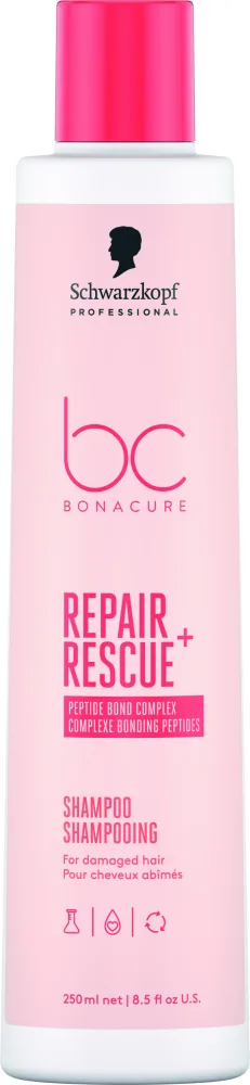 Шампунь для волос Schwarzkopf Professional BC Repair Rescue+, для ослабленных и повреждённых волос, 250 мл / 1000 мл