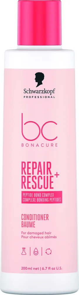 Кондиционер для повреждённых волос Schwarzkopf Professional BC Repair Rescue+ Conditioner, 200 мл / 1000 мл