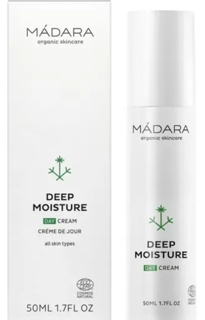 Крем для лица Madara Cosmetics Deep Moisture Day Cream дневной, увлажняющий, для всех типов кожи