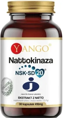 БАД для сердечно-сосудистой системы Yango Nattokinase NSK-SD 20, 30 шт