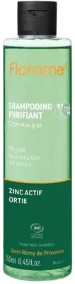 Шампунь Florame Purifying очищающий для жирной кожи головы с крапивой и цинком, 250 мл