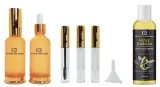 Набор Institut Claude Bell Kit Argan натуральное аргановое масло 100 мл емкости-аппликаторы 5 шт и воронка — фото 1