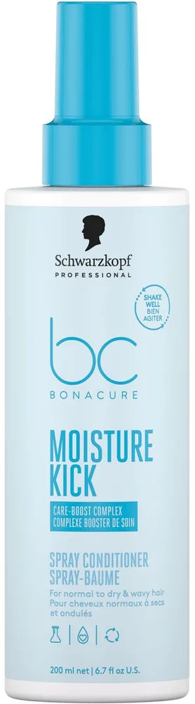 Кондиционер-спрей для волос Schwarzkopf Professional Bonacure Moisture Kick Spray Conditioner для нормальных, сухих и волнистых, 200 мл