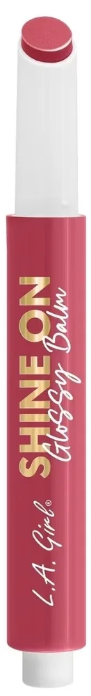 L.A. Girl Shine On Glossy Balm бальзам для губ глянцевый, блеск и уход, 2 г, оттенок GLC908 - Bitten Cherry