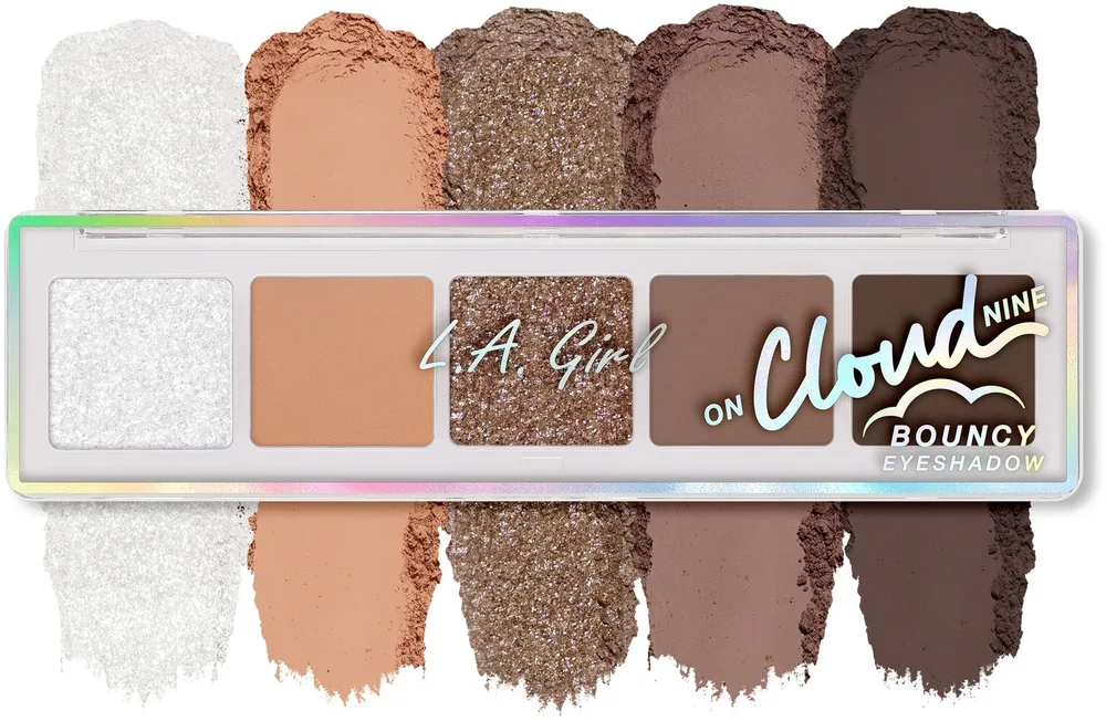 Палетка теней для век L.A. Girl On Cloud Nine Bouncy Eyeshadow, 5 г, оттенок GES239 - Breezy Nude