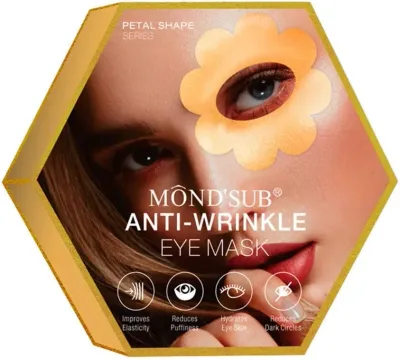 Mond'Sub Anti-Wrinkle Eye Mask патчи под глаза против морщин с гиалуроновой кислотой и пептидами 60 шт