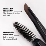 Карандаш для бровей автоматический L.A. Girl Brow Saber Eyebrow Shaping Pencil, 1 шт, оттенок GBP370 - Soft Black — фото 4