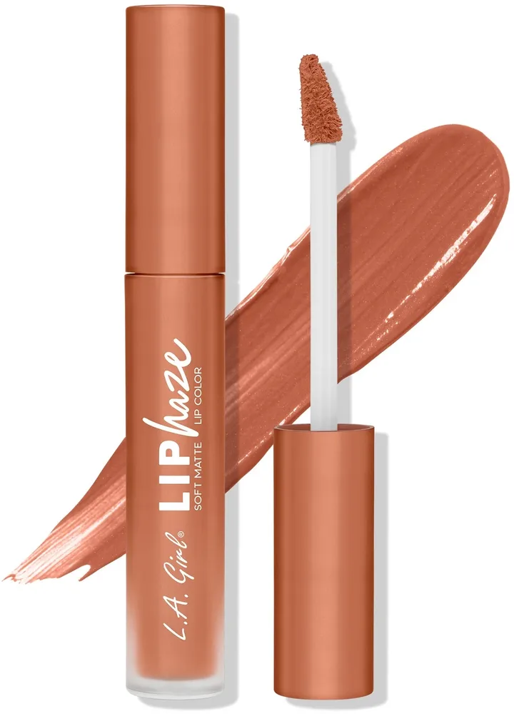 Помада для губ жидкая L.A. Girl Lip Haze Soft Matte Lip Color матовая, 3,3 мл, оттенок GLC761 - Shy