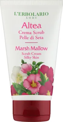 L'Erbolario L'Erbolario Marsh Mallow Scrub Cream Silky Skin * - Кремовый скраб для тела с алтеем Silky Skin, 150 мл