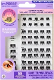 Набор накладных ресниц Kiss Impress The No Glue Falsies Faux Mink Volume, без клея, 50 шт — фото 1