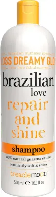 Шампунь для волос Treaclemoon Brazilian Love Repair and Shine восстанавливающий, для блеска, 500 мл