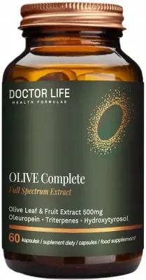 БАД Экстракт листьев и плодов оливы Doctor Life Olive Complete Full Spectrum Extract, 60 шт