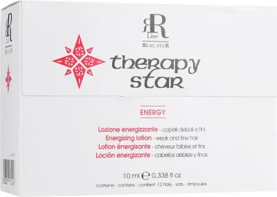 Ампулы против выпадения волос RR Line Energy Star Lotion, несмываемые, 12 x 10 мл
