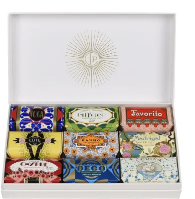 Claus Porto Deco Mini Soaps подарочный набор твёрдого мыла, 9 мини-кусков по 50 г