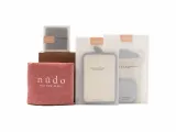 Набор Nudo Nature Made Skin Essentials многоразовые диски 7 шт губка конжак мочалка люфа и сумочка — фото 1