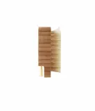 Набор Nudo Nature Made Bamboo Essentials бамбуковые ватные палочки 200 шт зубная щетка щетка для ногтей гребень и сумочка — фото 5