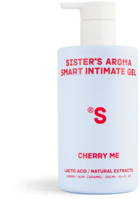 Sister's Aroma Smart Cherry Me гель для интимной гигиены с пребиотиками и молочной кислотой, аромат вишни 250 мл