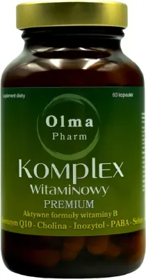 Витаминный комплекс в капсулах Olma Pharm Premium Vitamin Complex, БАД, 60 шт