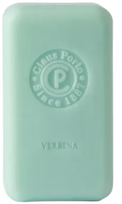 Мыло для рук и тела Claus Porto Suave Perfume Verbena Soap, с ароматом лимона и вербены, упаковка с сургучной печатью, 150 г