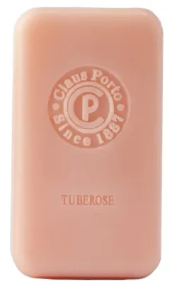 Мыло для рук и тела Claus Porto Black Sunburst Tuberose Soap Тубероза, упаковка с сургучной печатью, 150 г