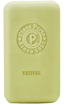Claus Porto Agua Colonia Vetyver мыло для рук и тела ветивер 150 г, кусковое мыло в упаковке с сургучной печатью