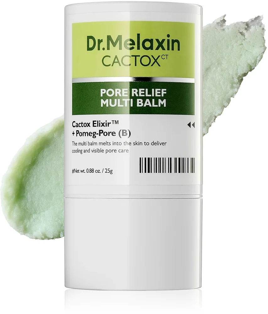 Dr.Melaxin Cactox Pore Relief Multi Balm бальзам для лица многофункциональный для пор 25 г, мультибальзам для сужения пор