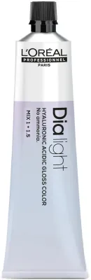 Краска для волос L'Oreal Professionnel Dialight Hyaluronic Acidic Gloss Colour без аммиака, с гиалуроновой кислотой, 60 мл, оттенок 7.13