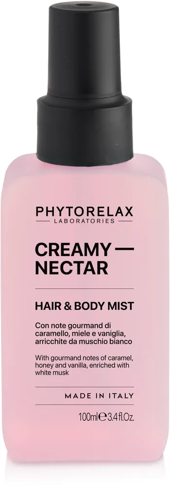 Парфюмированный спрей для тела и волос Phytorelax Laboratories Hair + Body Mist Creamy Nectar «Кремовый нектар», 100 мл