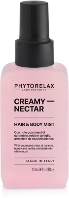 Парфюмированный спрей для тела и волос Phytorelax Laboratories Hair + Body Mist Creamy Nectar «Кремовый нектар», 100 мл