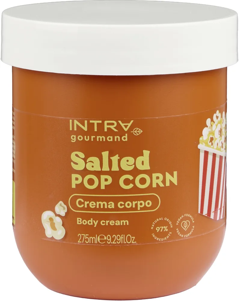 Крем для тела Intra Gourmand Salted Popcorn Body Cream, «Солёный попкорн»